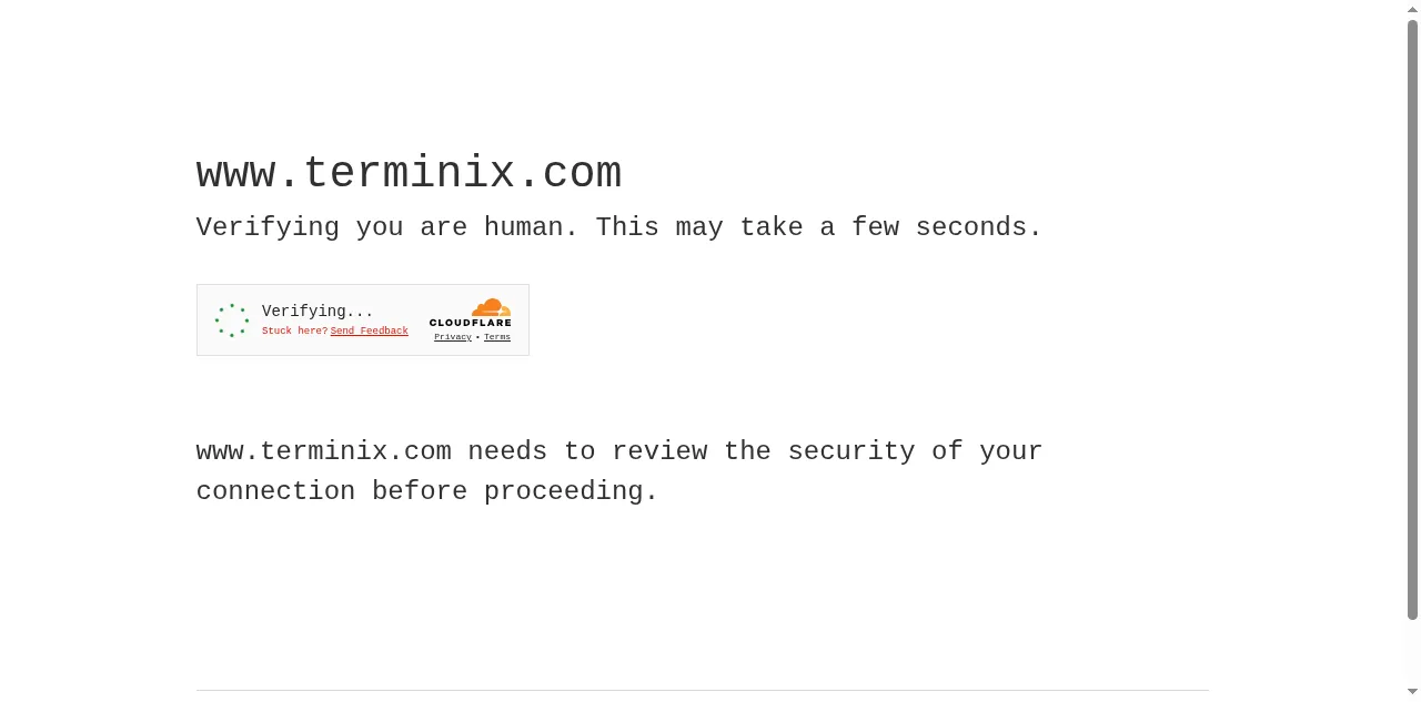 Preview of terminix.com