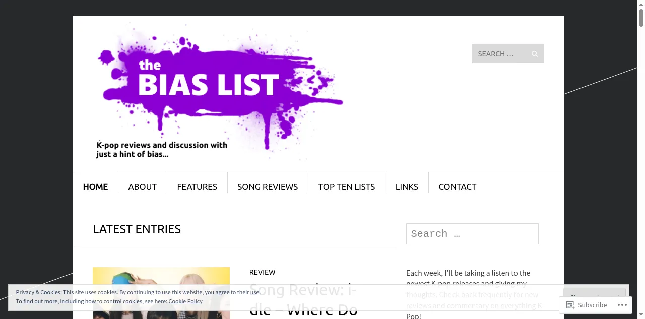 Preview of thebiaslist.com