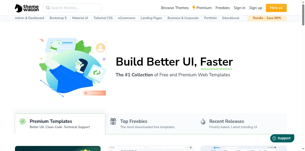 Preview of themewagon.com