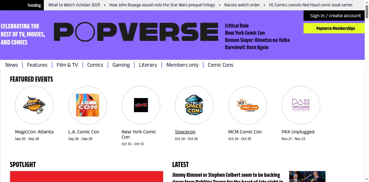 Preview of thepopverse.com