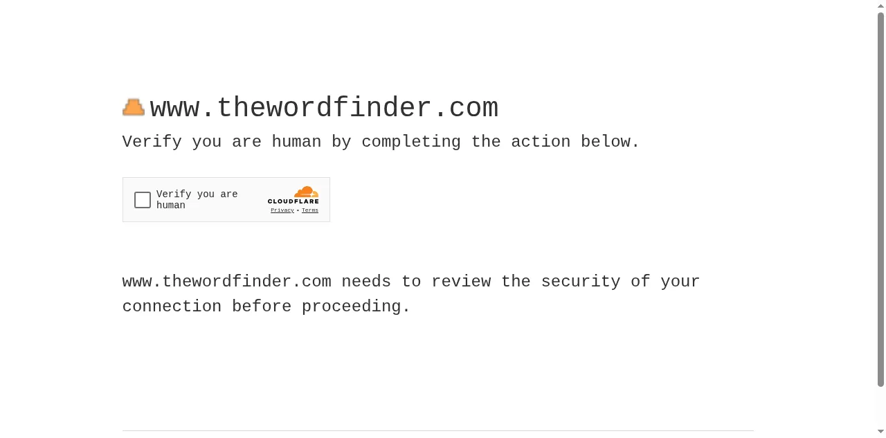 Preview of thewordfinder.com