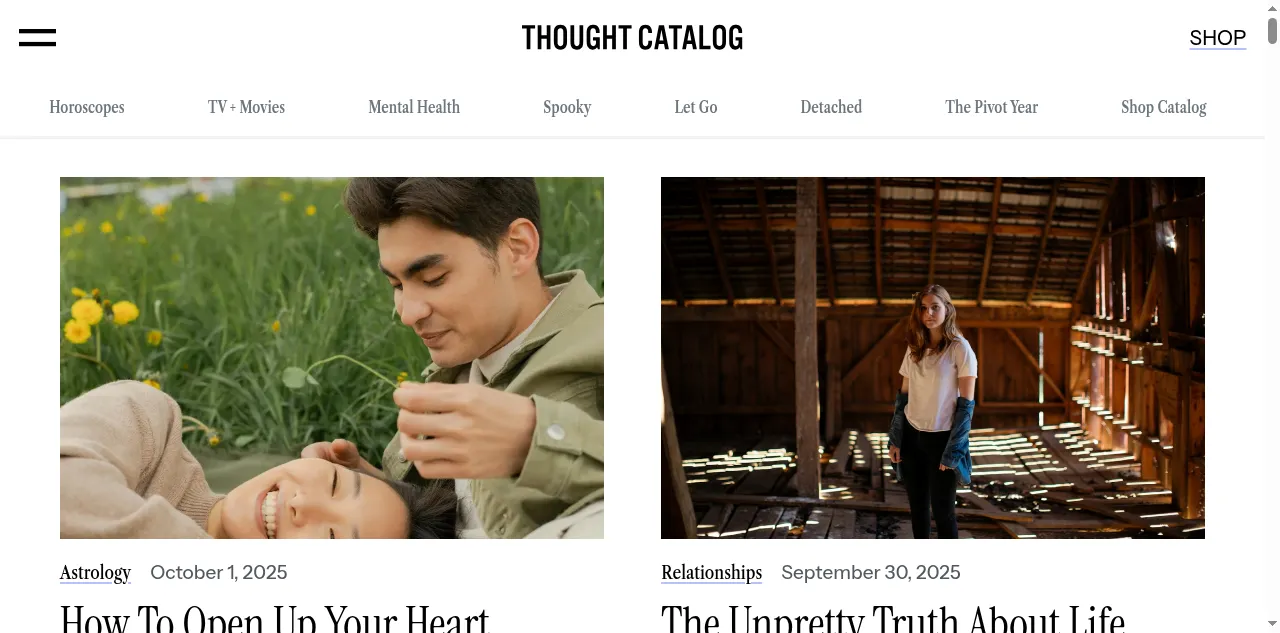 Preview of thoughtcatalog.com