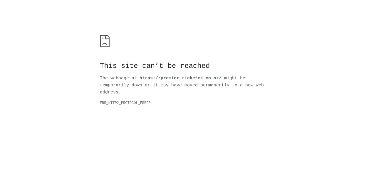 Preview of ticketek.co.nz
