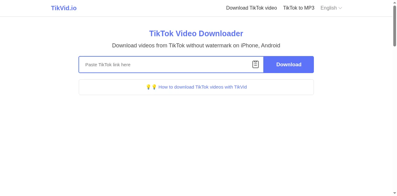 Preview of tikvid.io