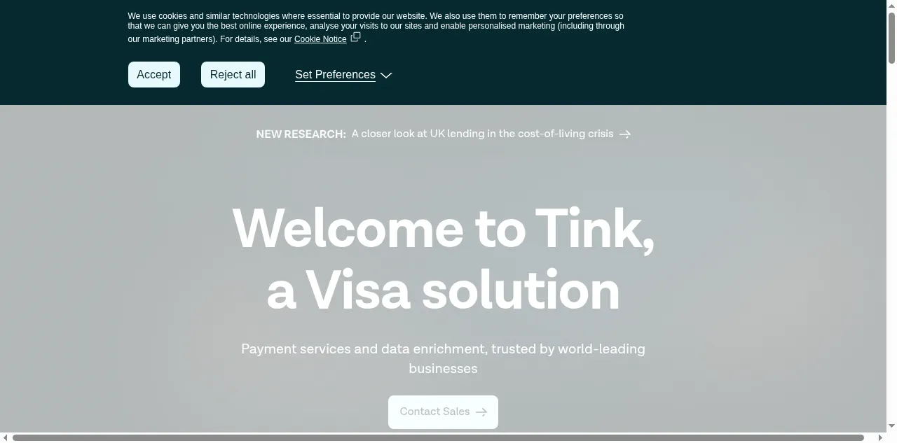 Preview of tink.com