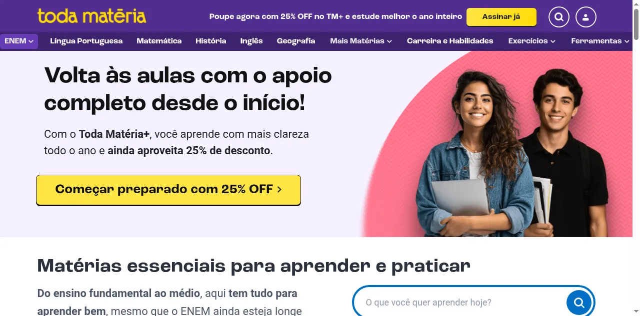Preview of todamateria.com.br