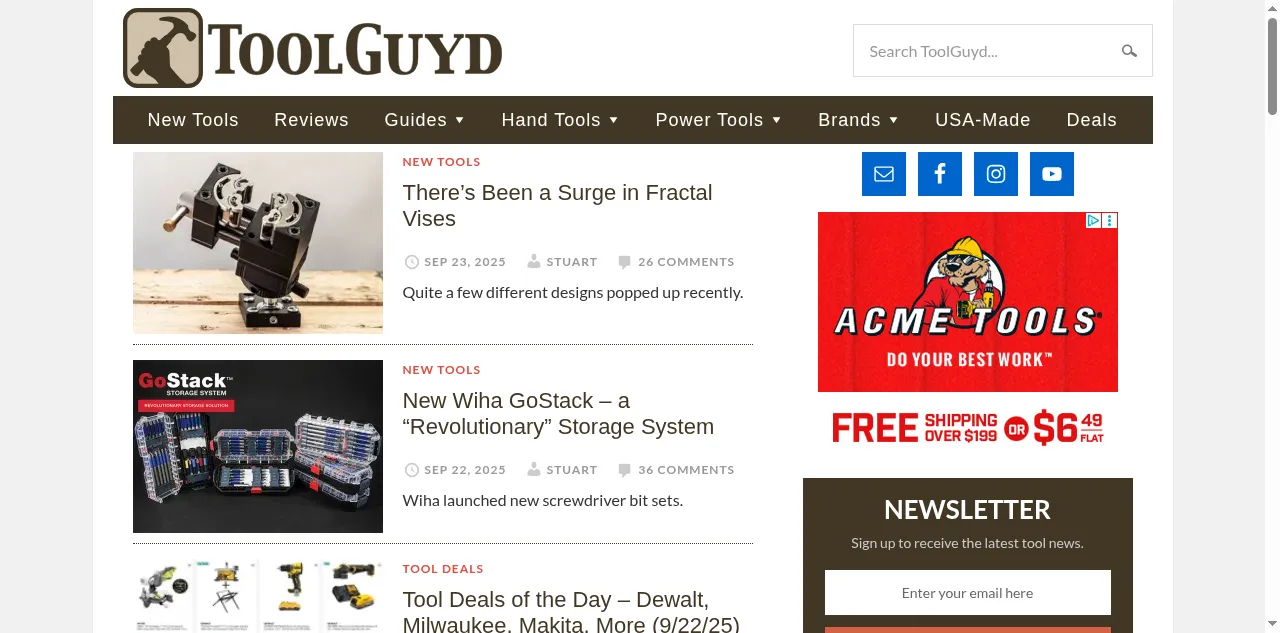 Preview of toolguyd.com