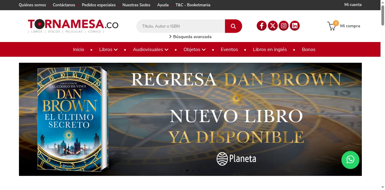 Preview of tornamesa.co