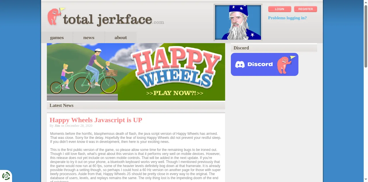 Preview of totaljerkface.com