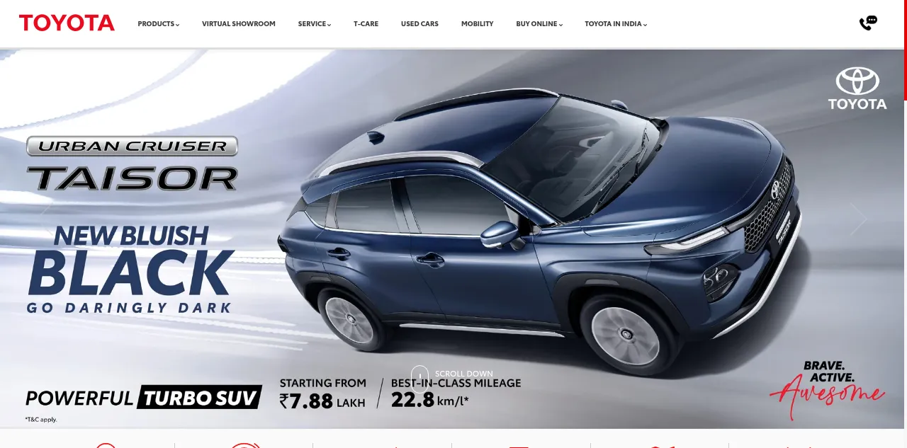 Preview of toyotabharat.com