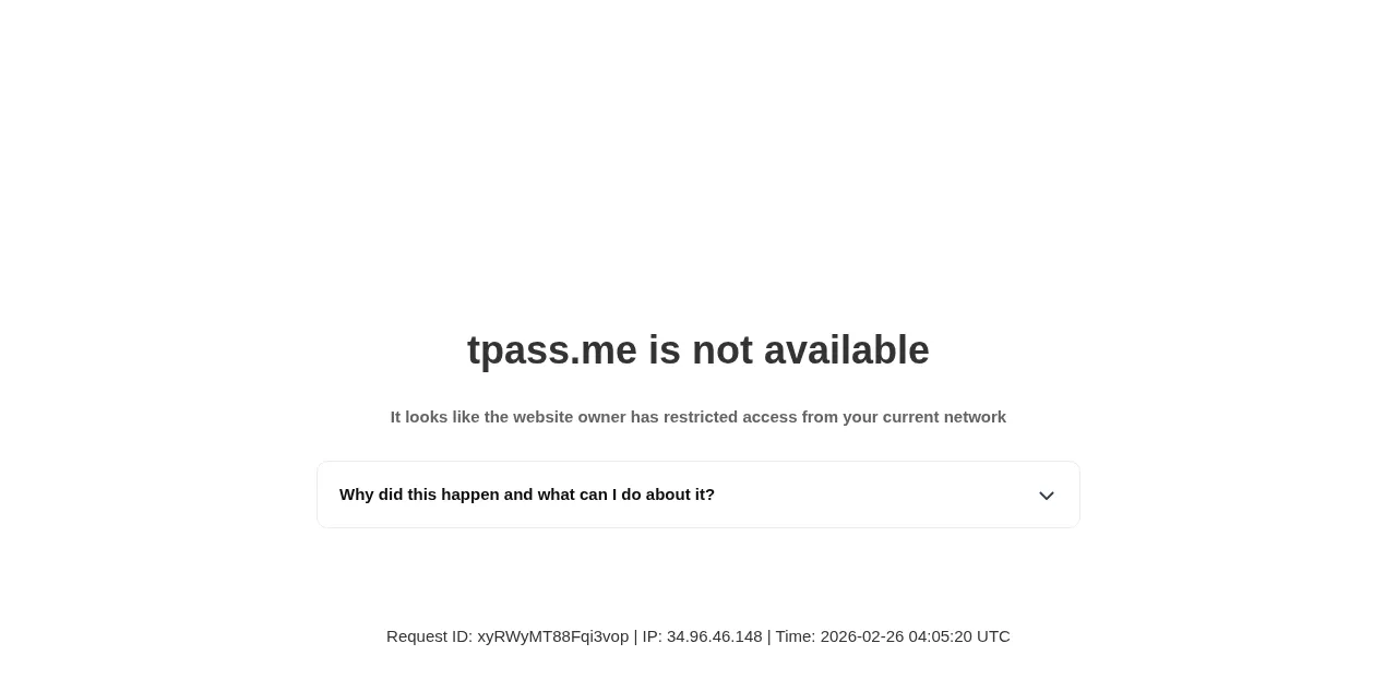 Preview of tpass.me