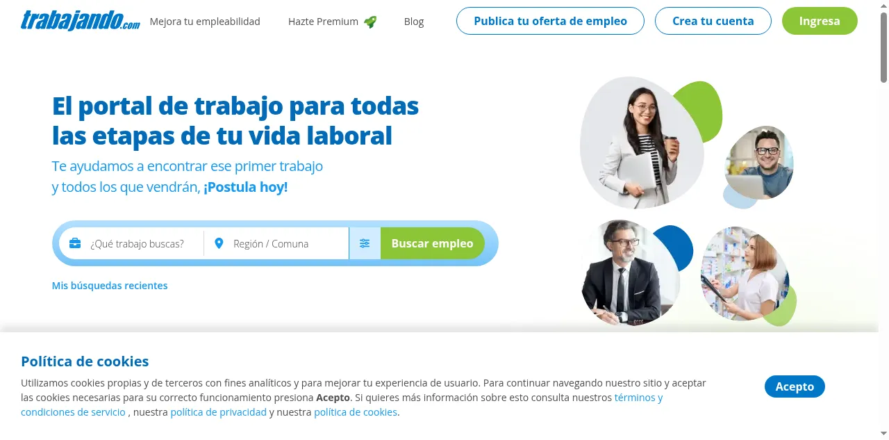 Preview of trabajando.cl