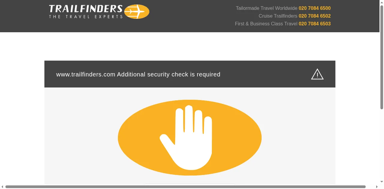 Preview of trailfinders.com