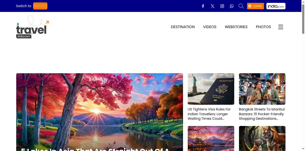Preview of travel.india.com