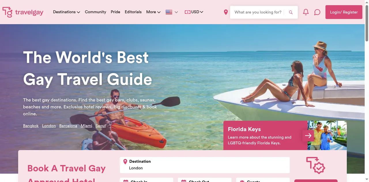Preview of travelgay.com