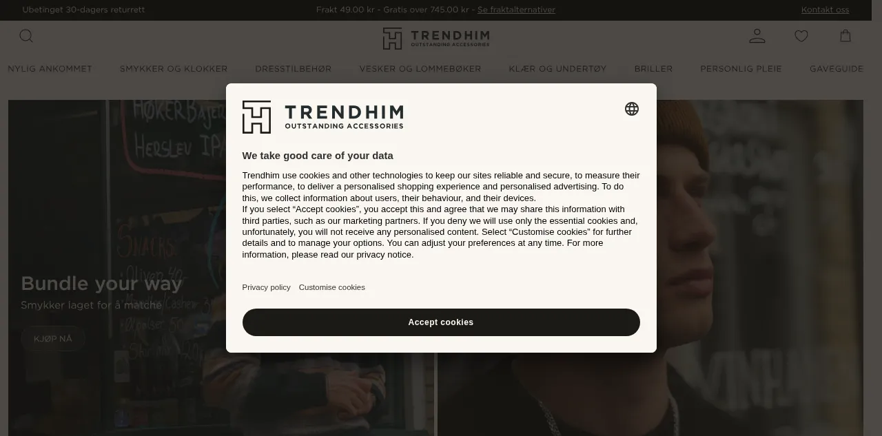 Preview of trendhim.no