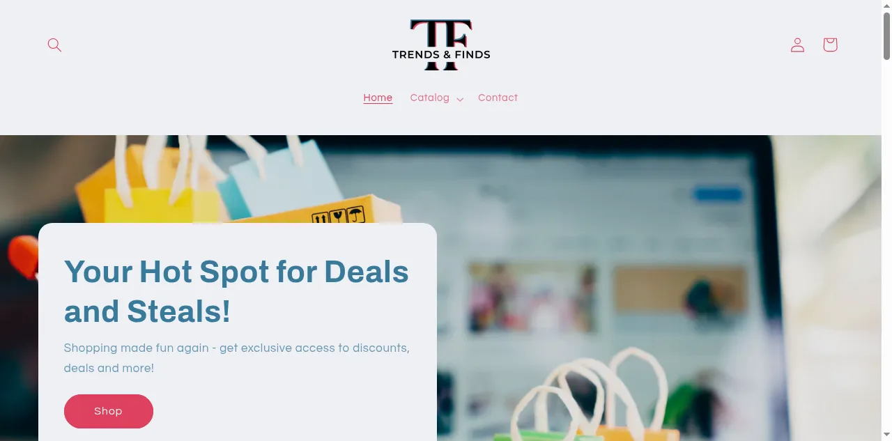 Preview of trendsandfinds.com