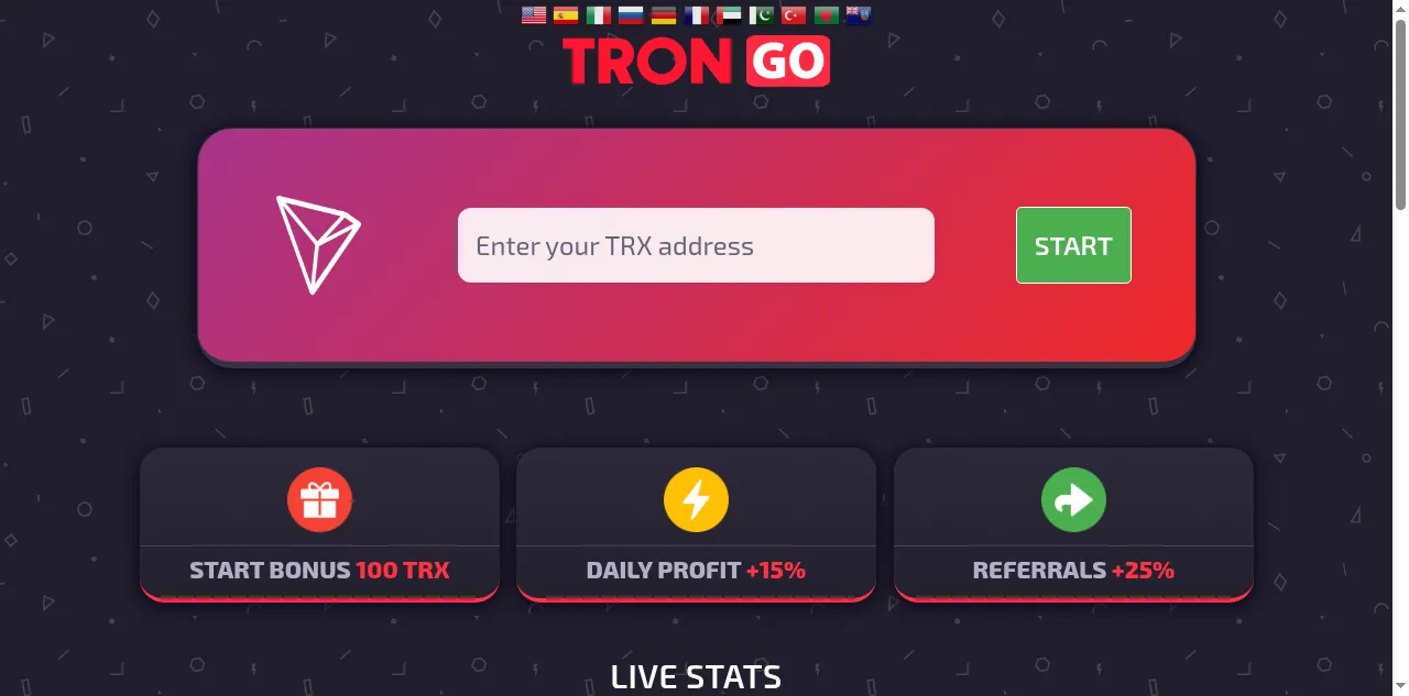 Preview of trongo.fun