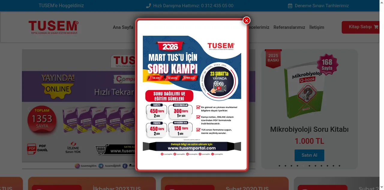 Preview of tusem.com.tr