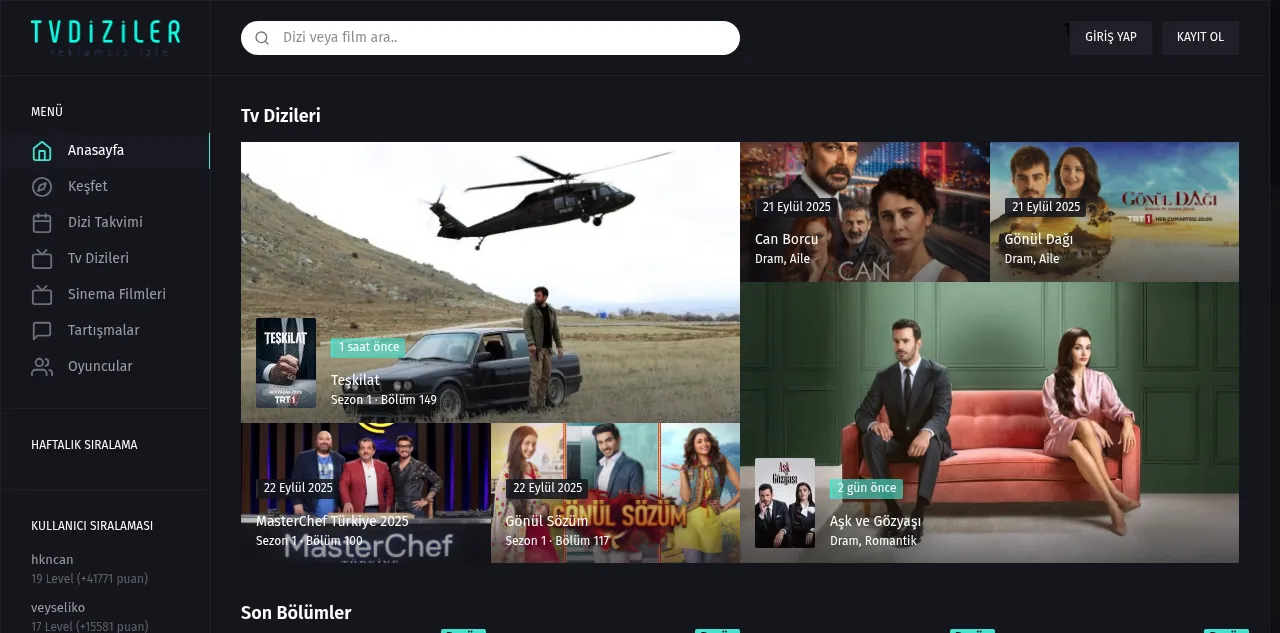 Preview of tvdiziler.cc