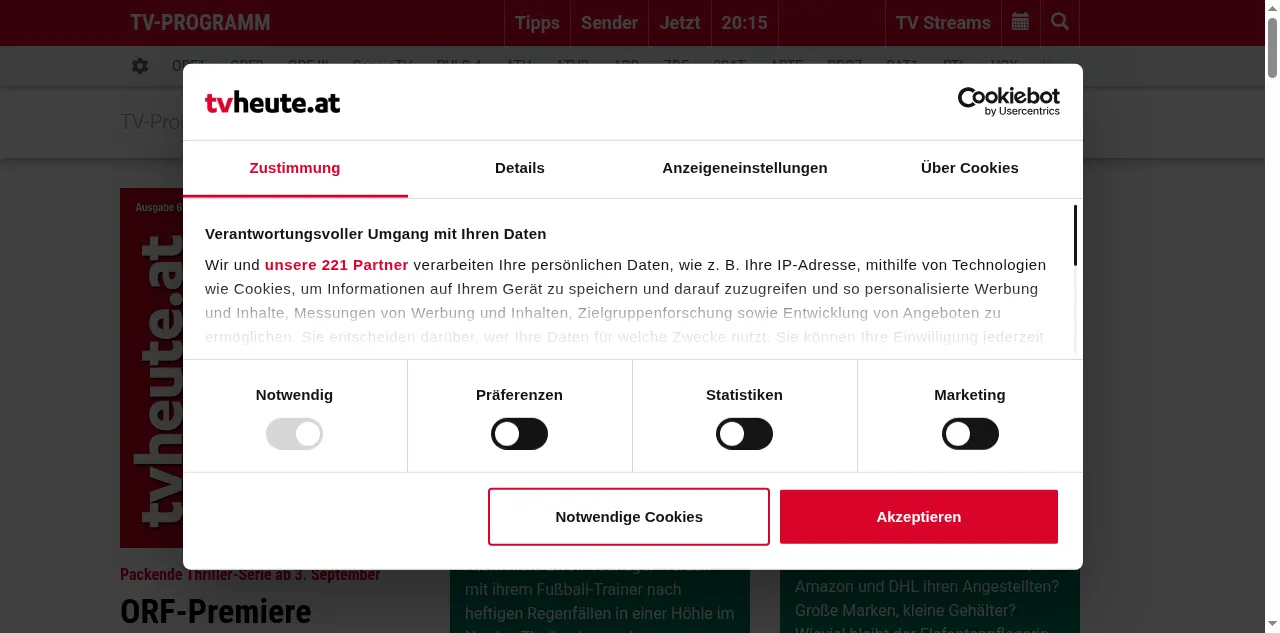 Preview of tvheute.at