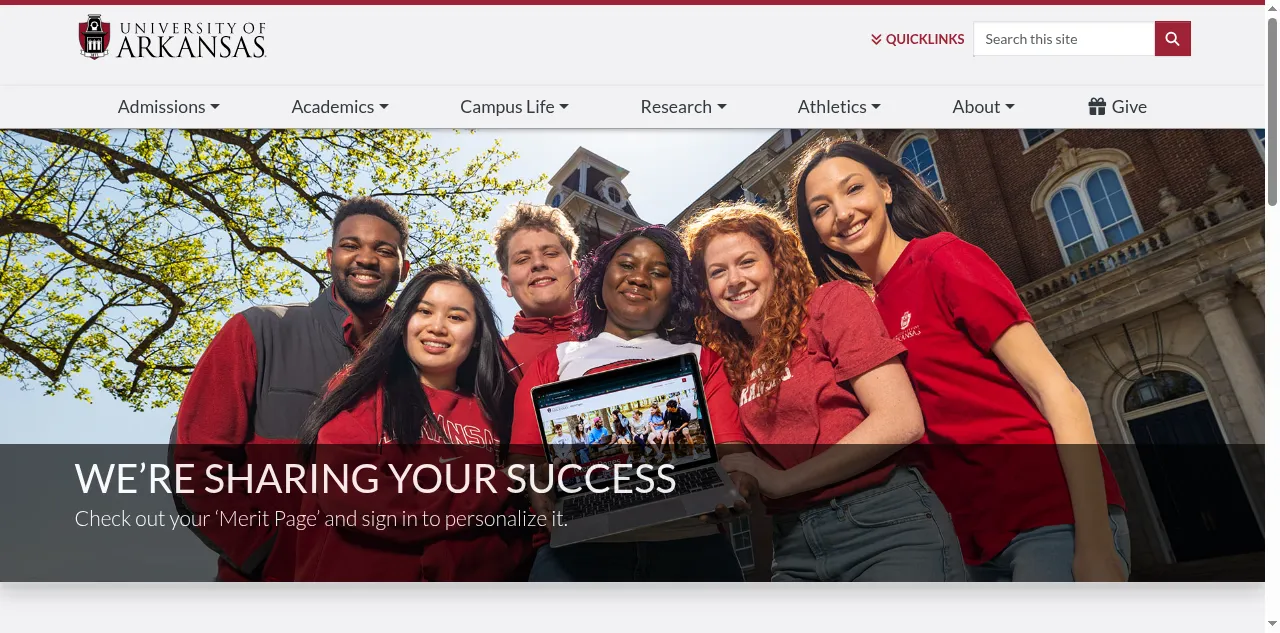 Preview of uark.edu