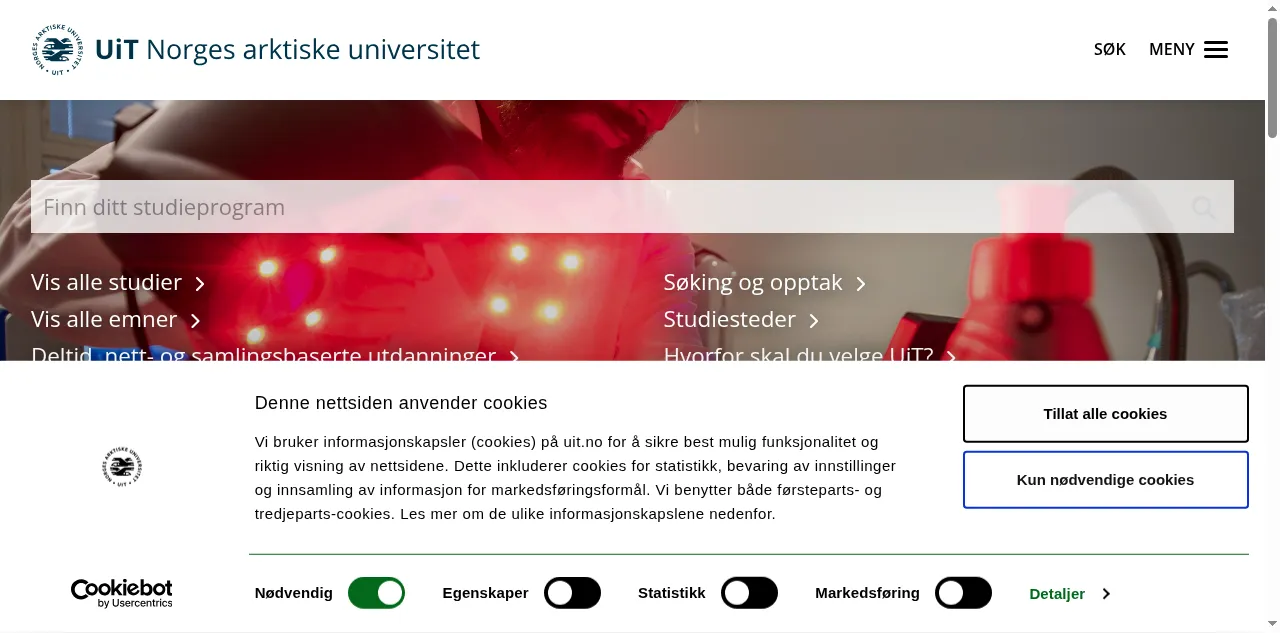 Preview of uit.no