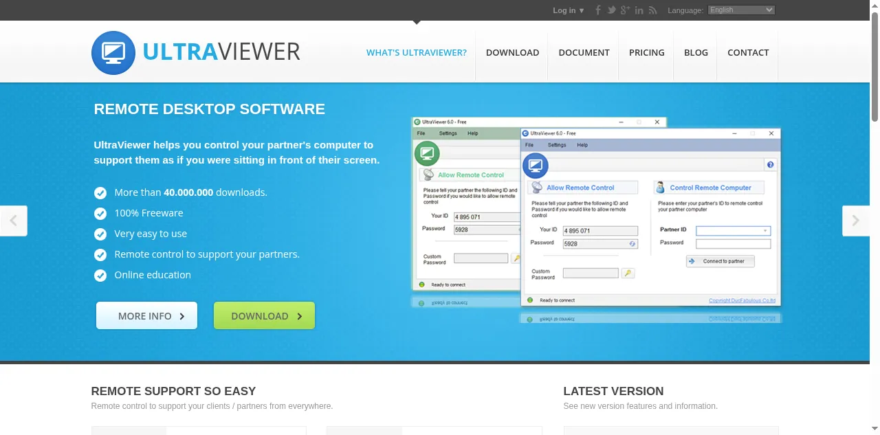 Preview of ultraviewer.net