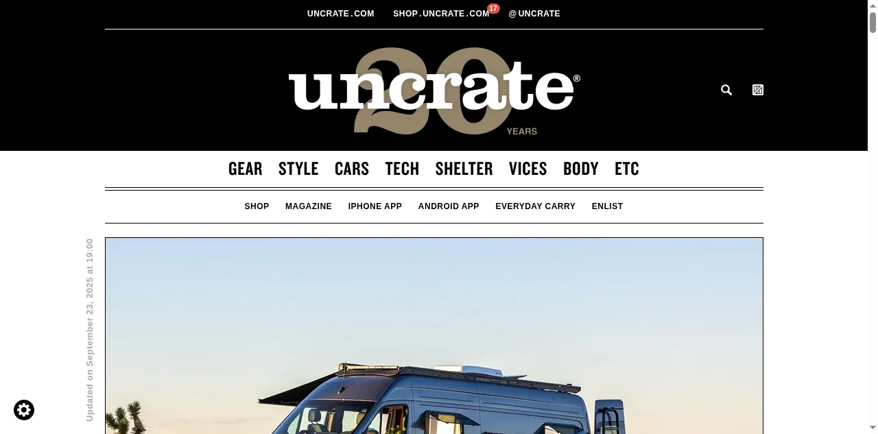 Preview of uncrate.com