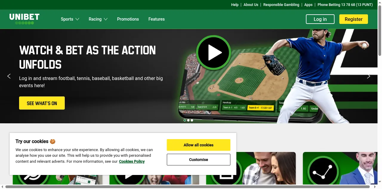 Preview of unibet.com.au
