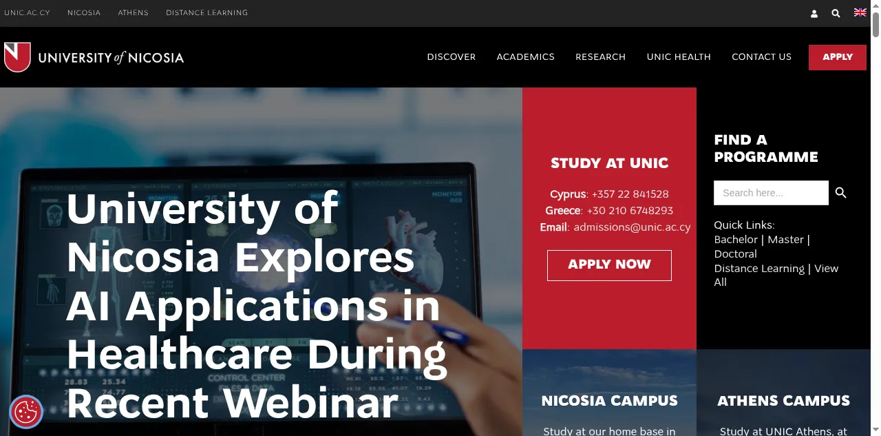 Preview of unic.ac.cy