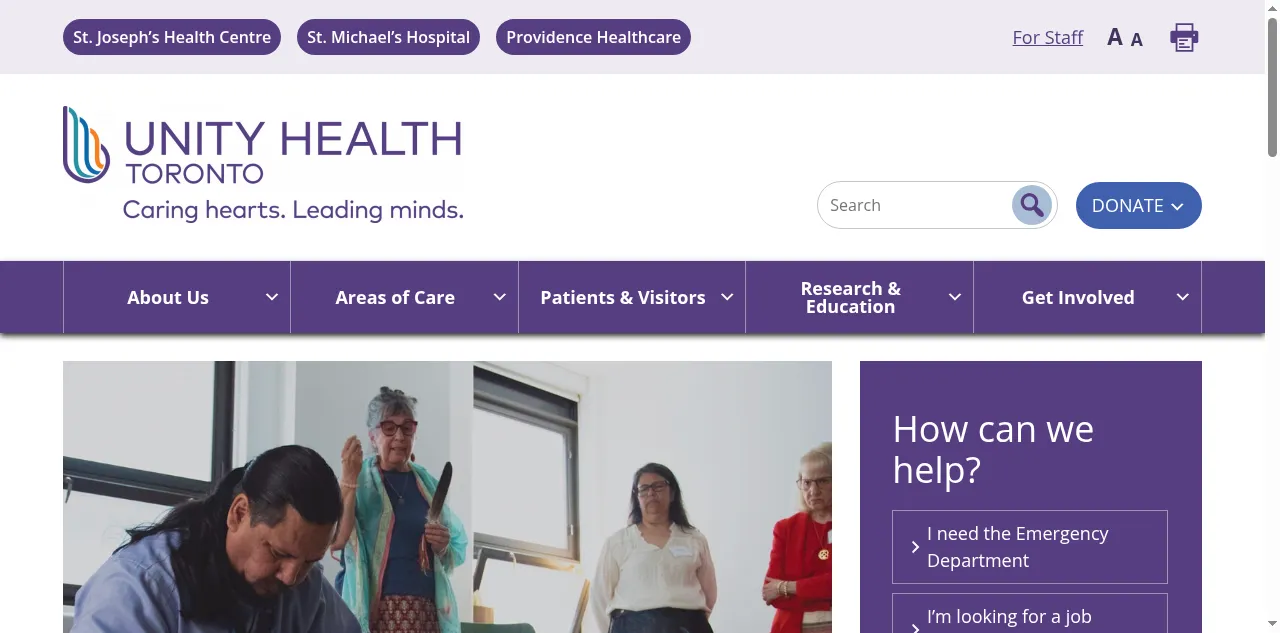 Preview of unityhealth.to