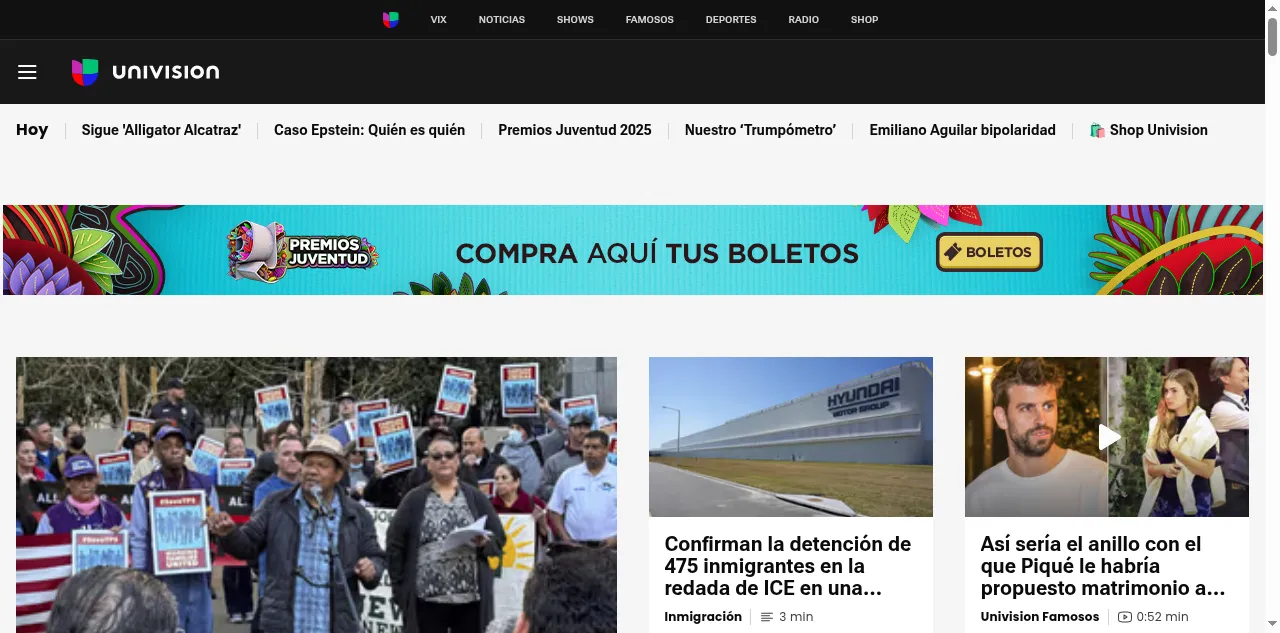 Preview of univision.com