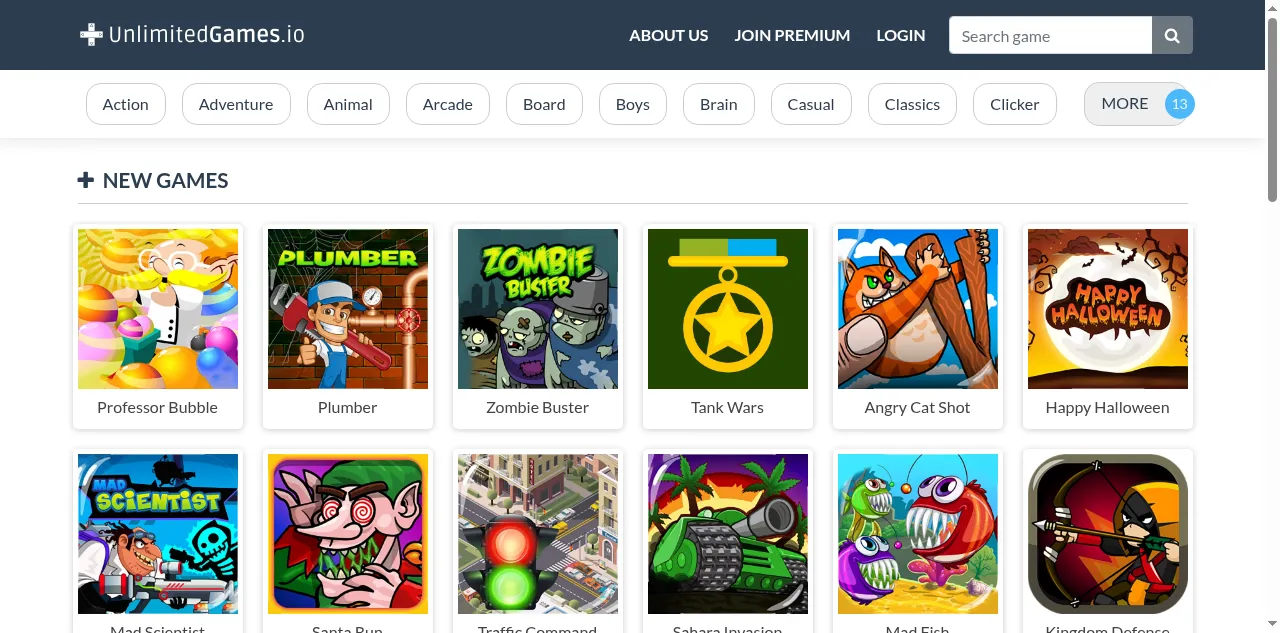 Preview of unlimitedgames.io