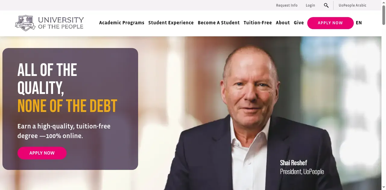 Preview of uopeople.edu