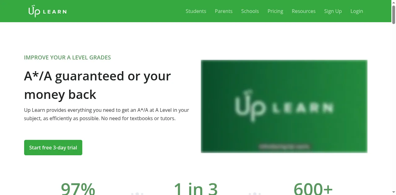 Preview of uplearn.co.uk