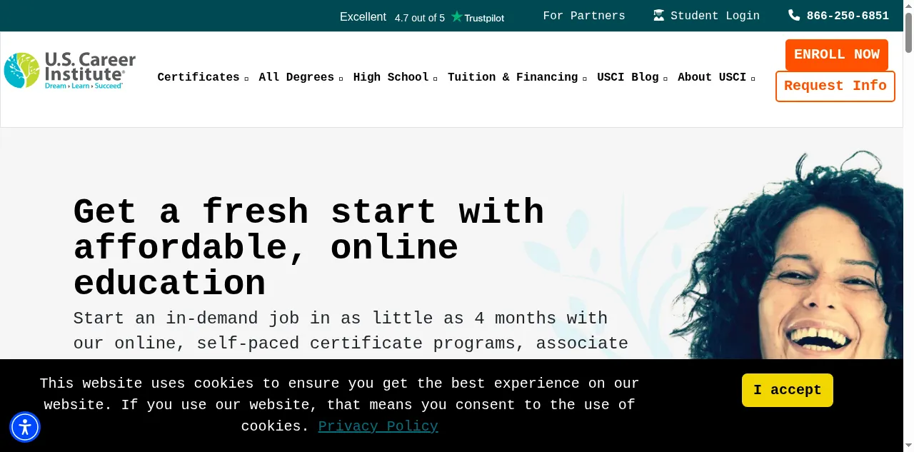 Preview of uscareerinstitute.edu