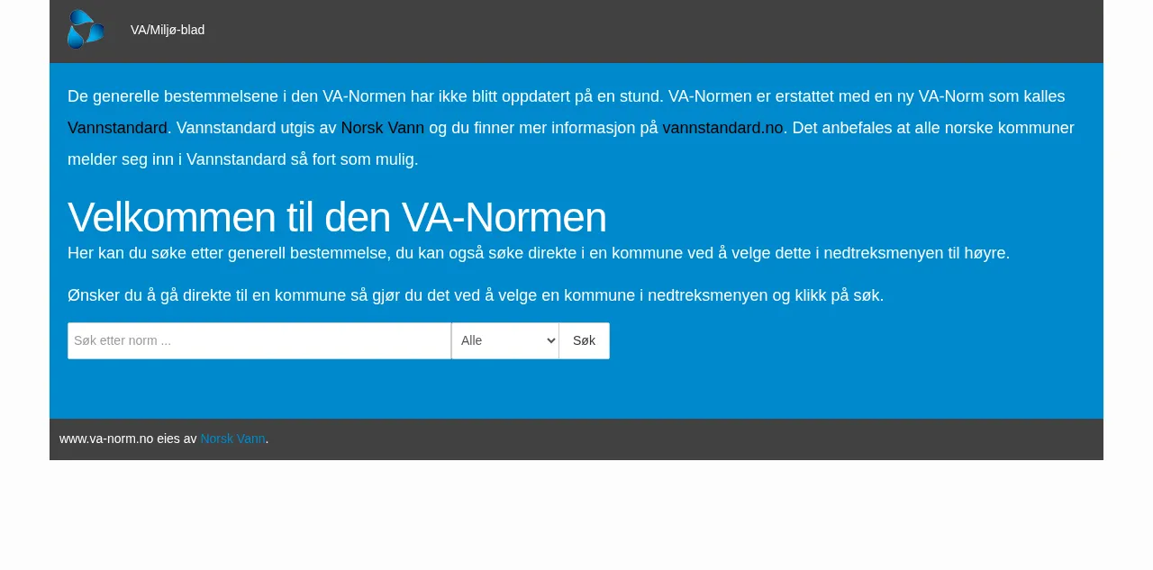 Preview of va-norm.no