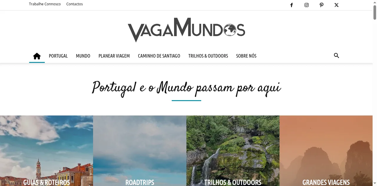 Preview of vagamundos.pt