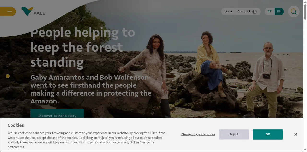 Preview of vale.com