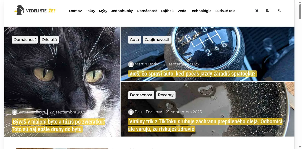 Preview of vedelisteze.sk