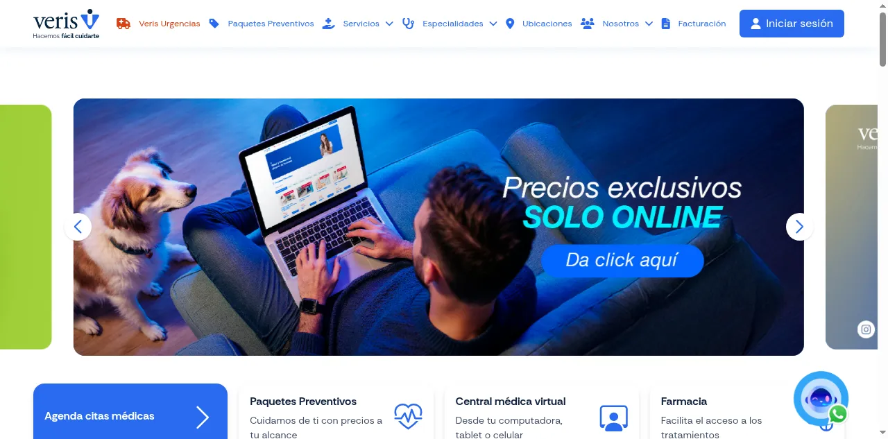 Preview of veris.com.ec