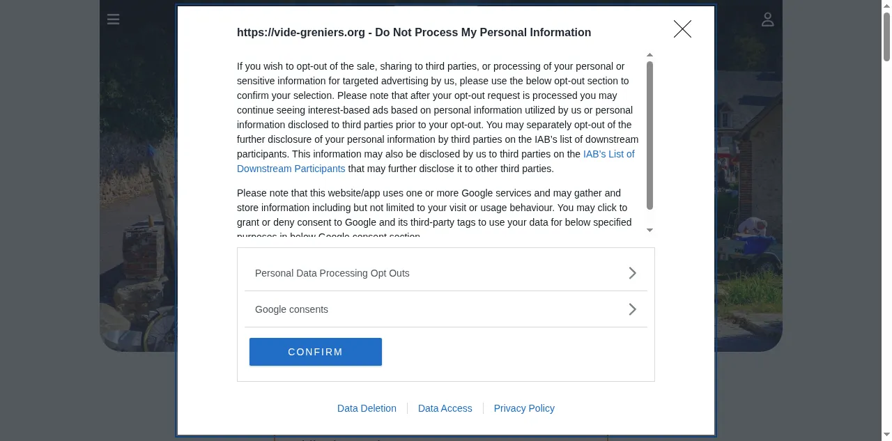 Preview of vide-greniers.org