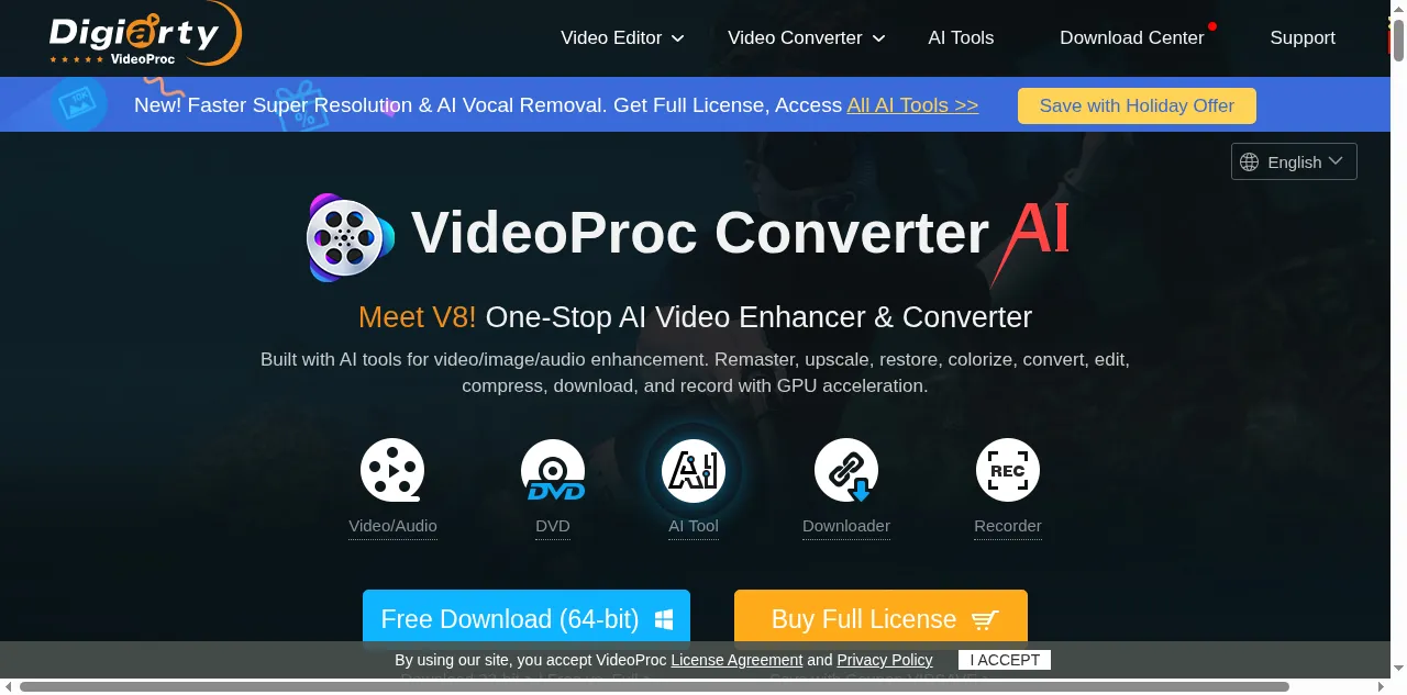 Preview of videoproc.com