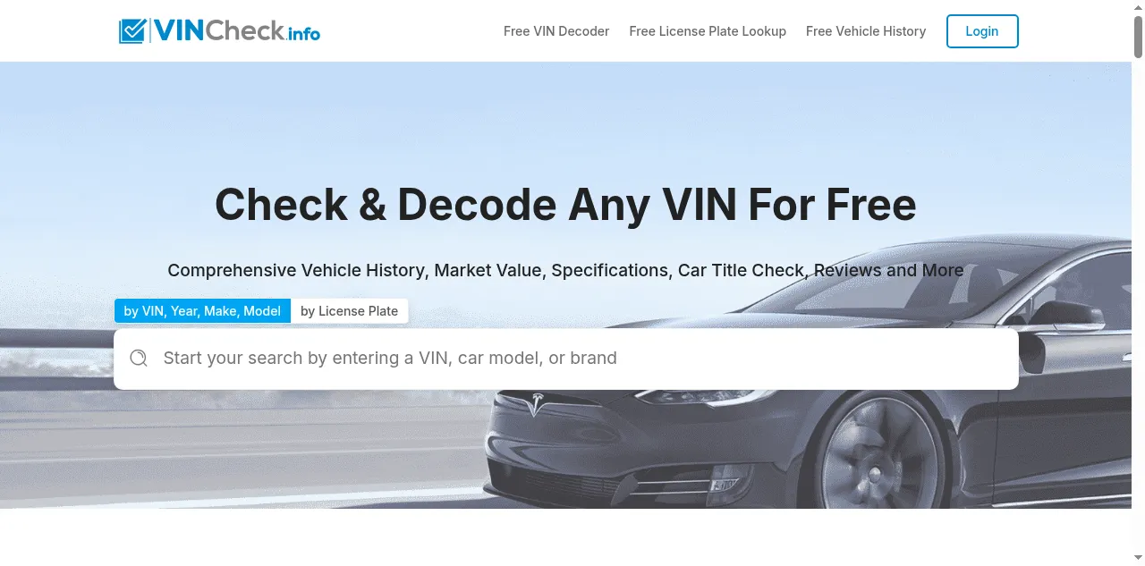Preview of vincheck.info