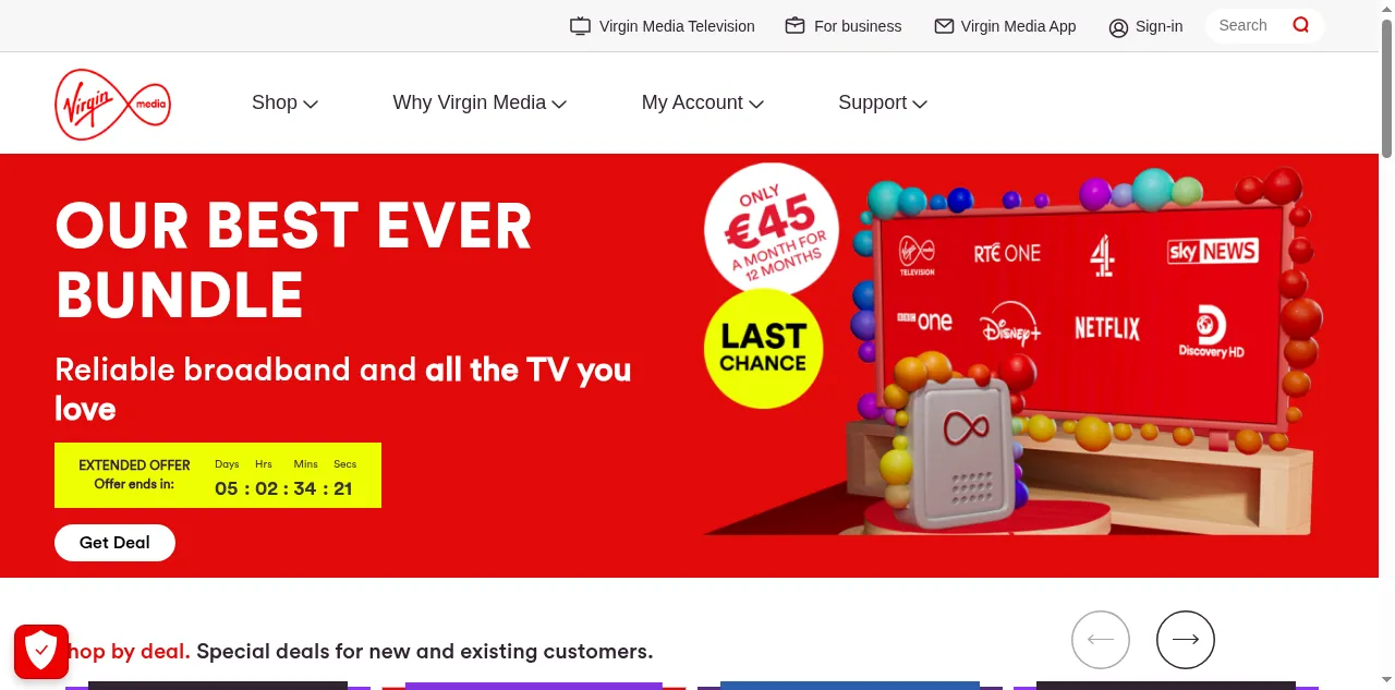 Preview of virginmedia.ie