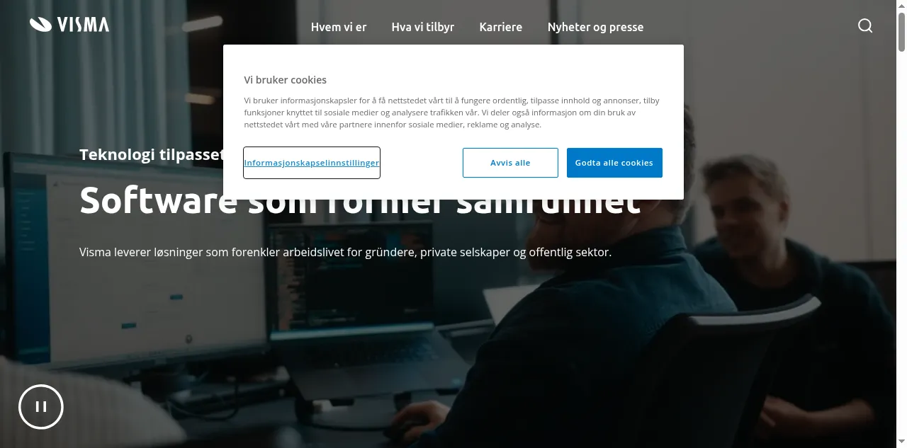 Preview of visma.no