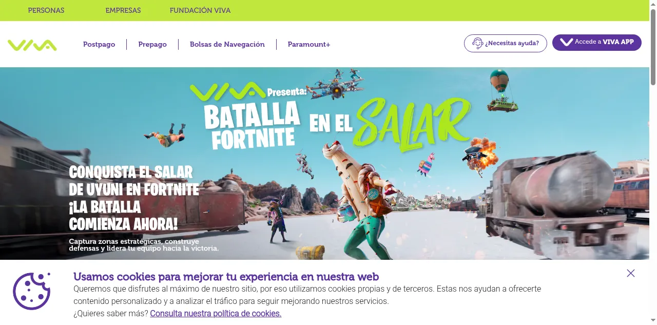 Preview of viva.com.bo