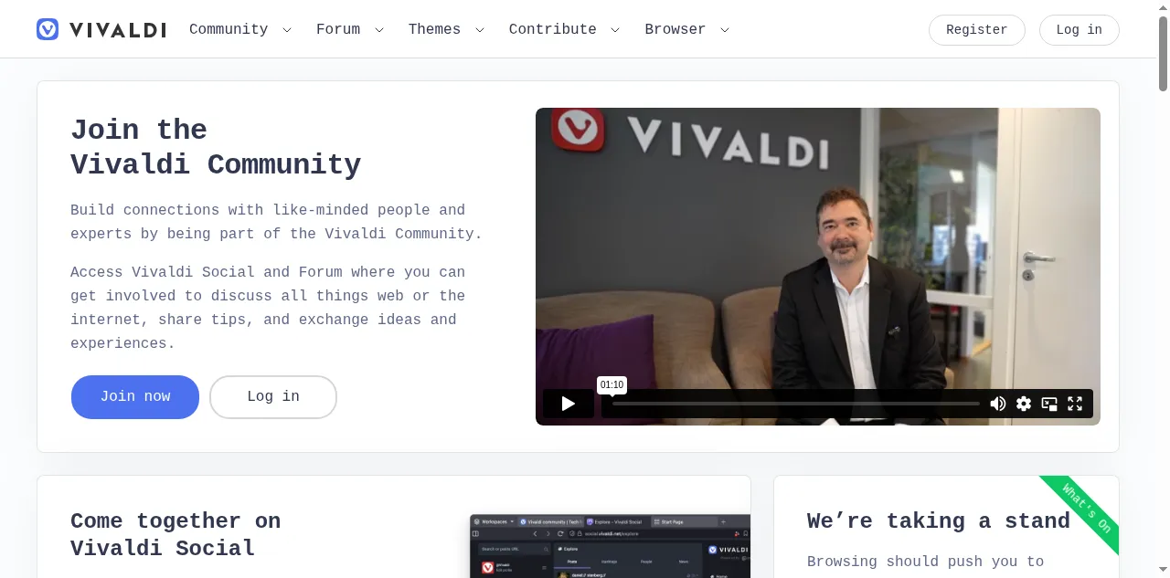 Preview of vivaldi.net