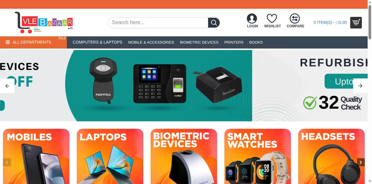 Preview of vlebazaar.in